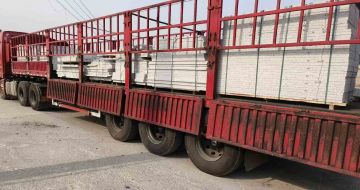 宣城 白麻荔枝面外墙干挂，工厂装车日常