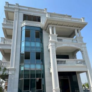 宣城 白麻花岗岩别墅外墙干挂效果展示