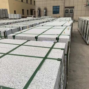 宣城 白麻花岗岩5.0公分荔枝面地铺石