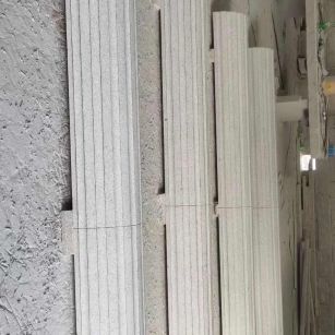 宣城 花岗岩厂家带你看白麻花岗岩门楼大柱柱皮