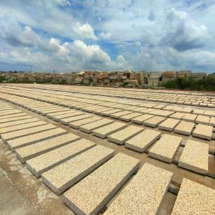 宣城 黄金麻荔枝面花岗岩石材地铺石防护中