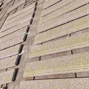 宣城 黄金麻花岗岩光面楼梯踏步