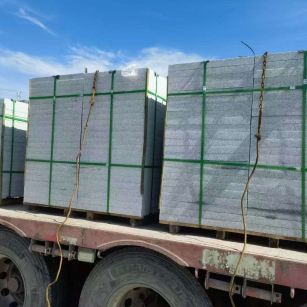 宣城 芝麻白花岗岩地铺石装车日常