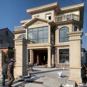 宣城 黄金麻花岗岩荔枝面别墅外墙干挂私家专属