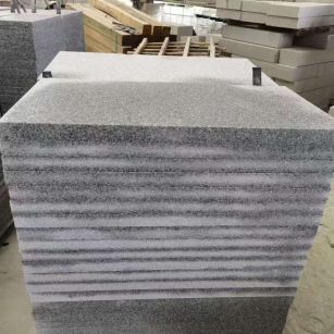 宣城 芝麻白5公分火烧地铺成品，900*400，规格可定制