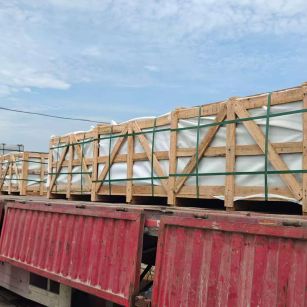 宣城 芝麻白花岗岩地铺石出口专车-泰国游