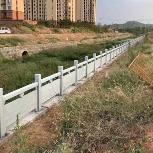 宣城 白麻河道栏杆效果展示图