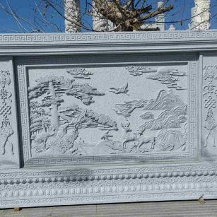 宣城 芝麻白大型照壁，屏风，影壁
