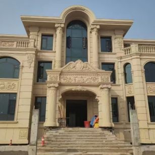 宣城 黄金麻花岗岩别墅外墙干挂