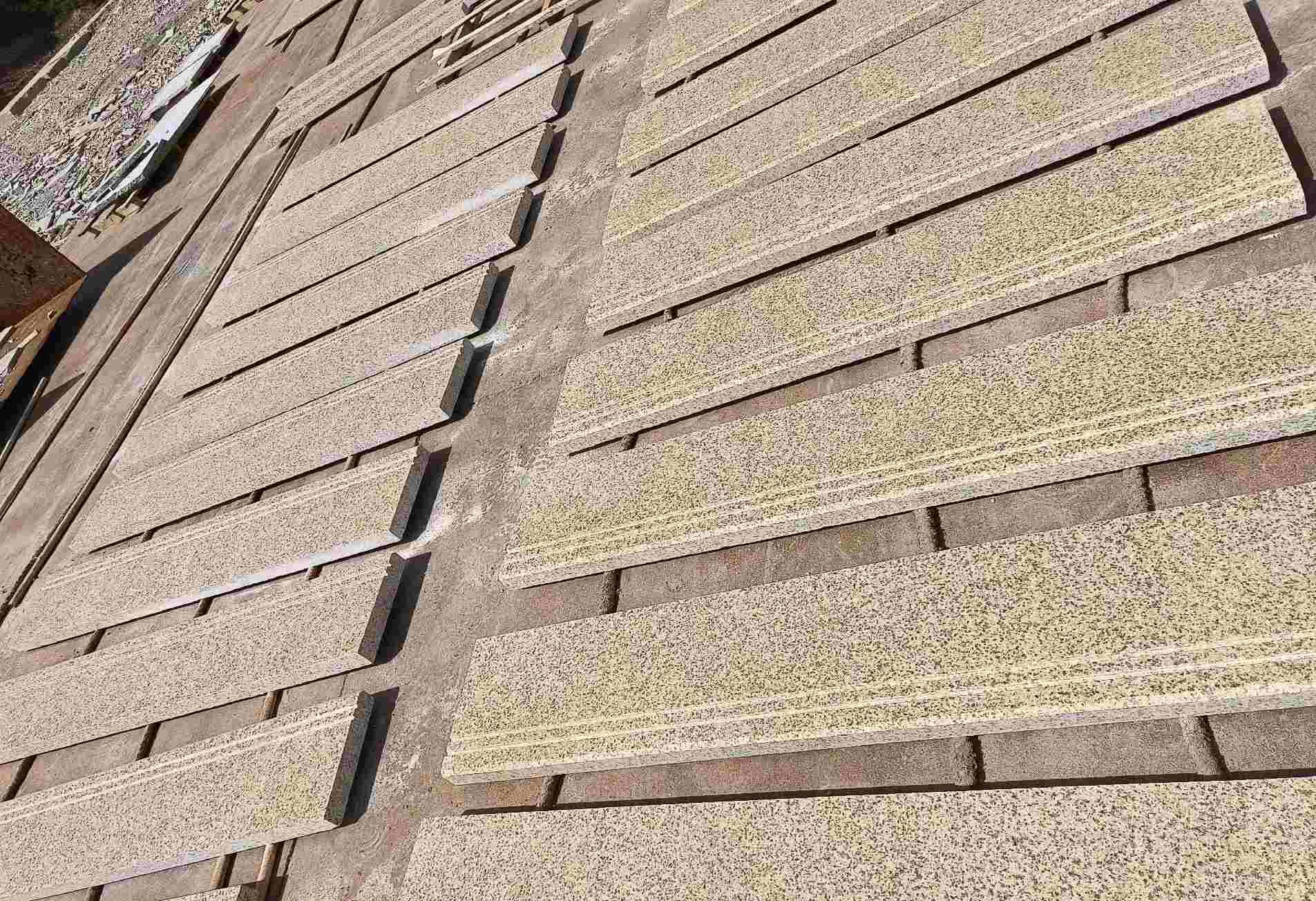 宣城 黄金麻花岗岩光面楼梯踏步