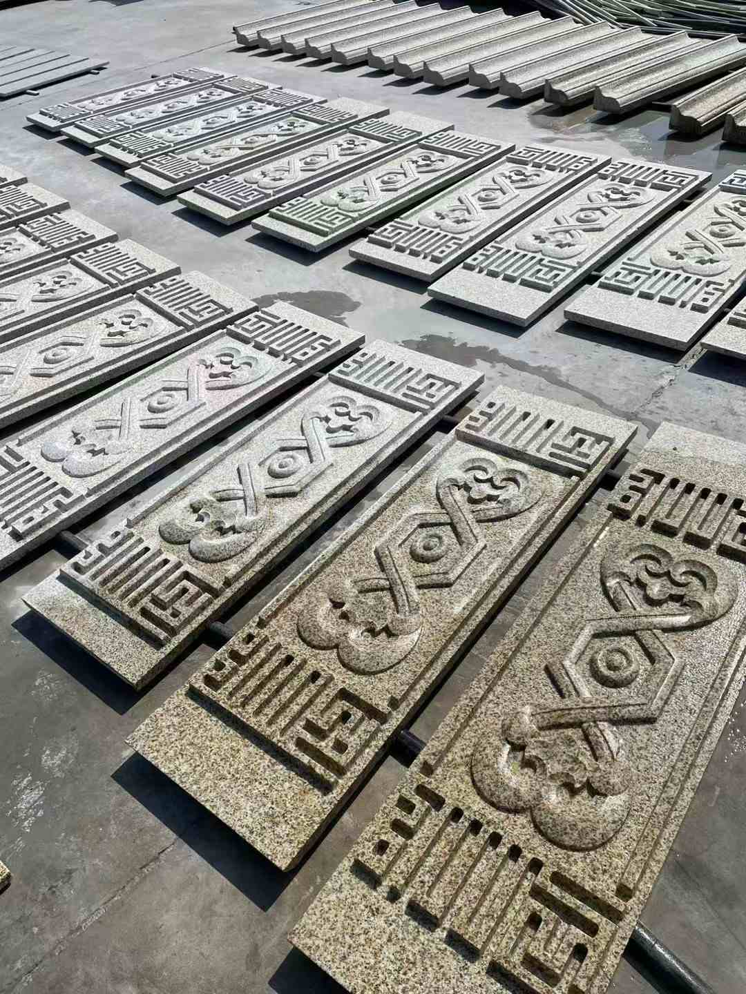 宣城 黄金麻花岗岩外墙雕刻板