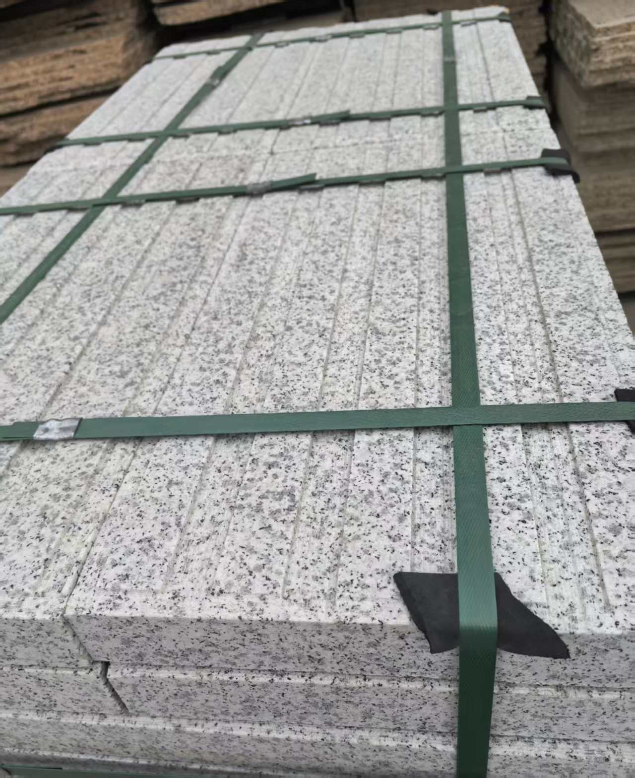 宣城 白麻花岗岩直行盲道石，盲条，地铺石