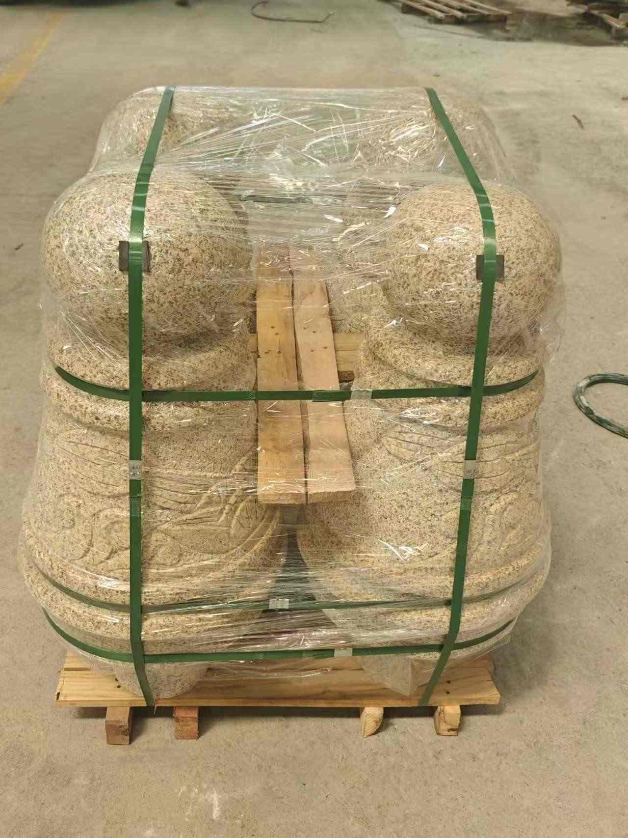 宣城 黄金麻异形定制雕花——棒棒糖挡车柱