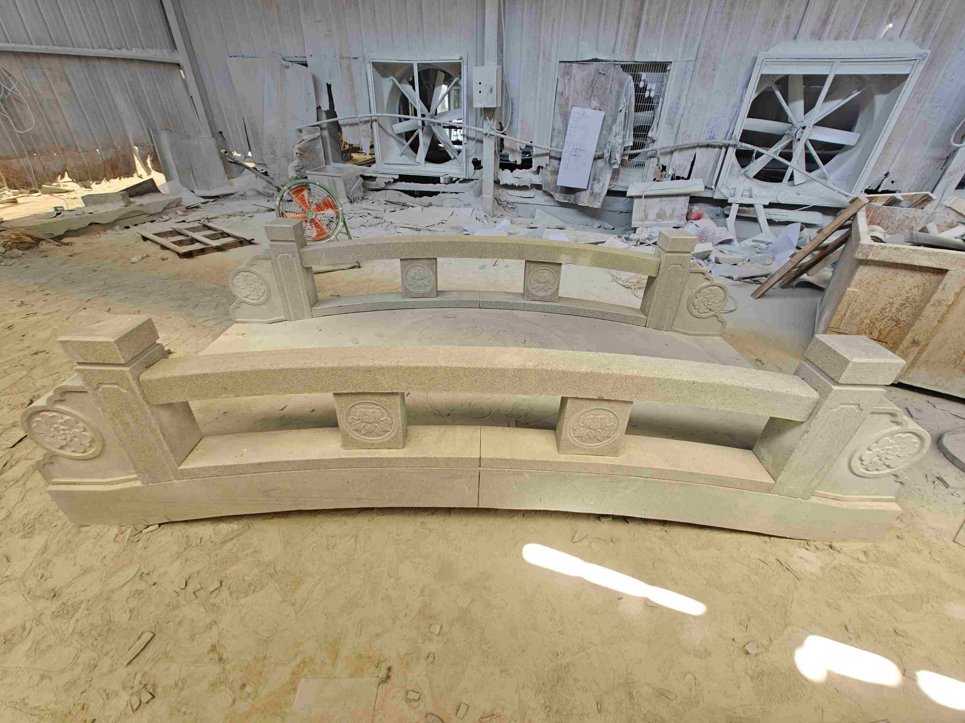 宣城 芝麻灰花岗岩异形加工-拱桥，石桥