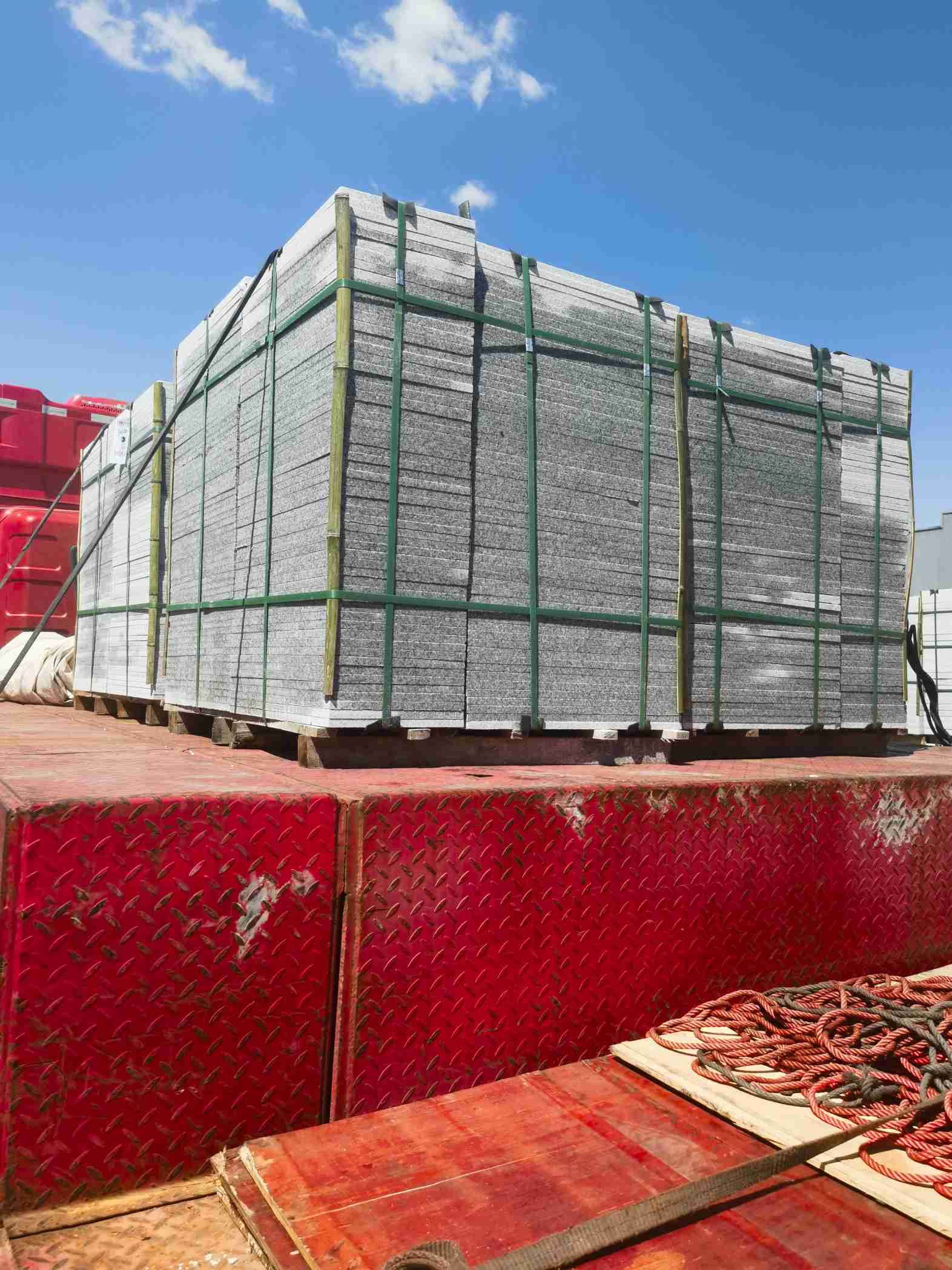 宣城 芝麻白火烧规格板地铺石300*600/600*600