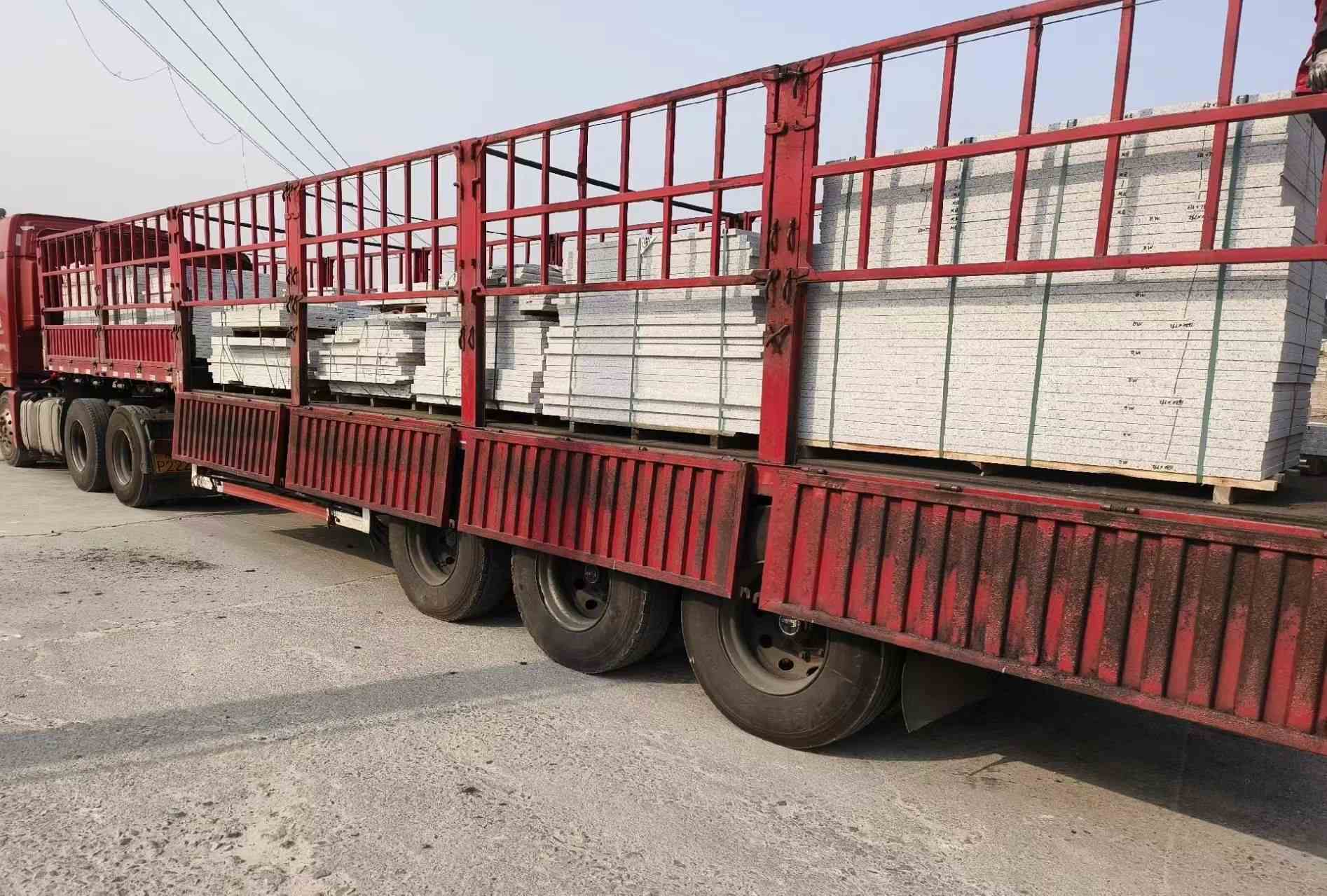 宣城 白麻荔枝面外墙干挂，工厂装车日常