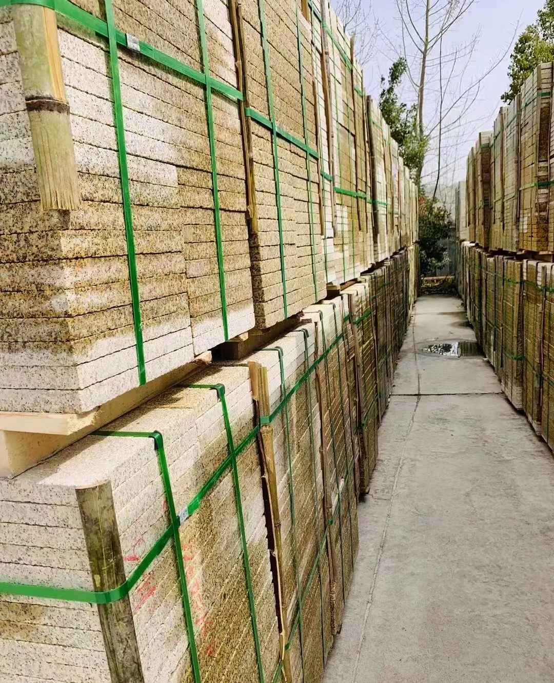 宣城 黄金麻花岗岩荔枝面地铺石