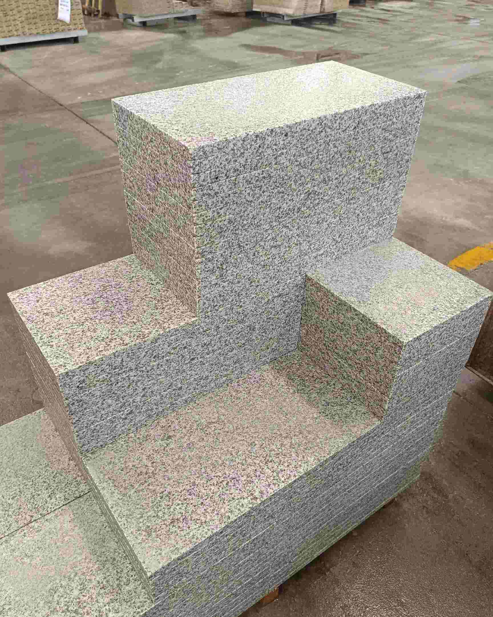 宣城 白麻花岗岩荔枝面地铺石