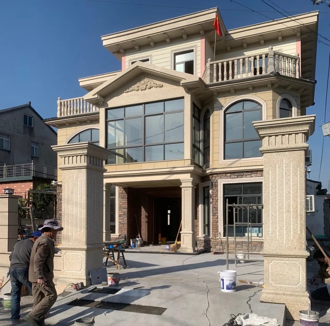 宣城 黄金麻花岗岩荔枝面别墅外墙干挂私家专属