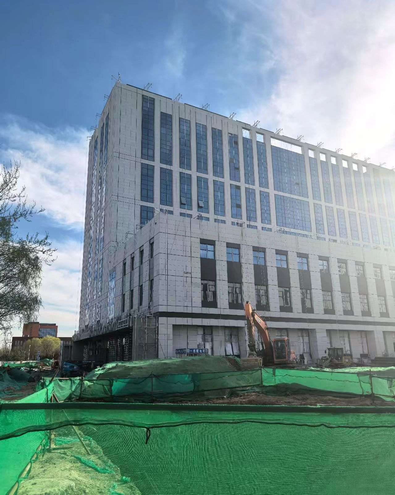 宣城 白麻花岗岩石材外墙干挂