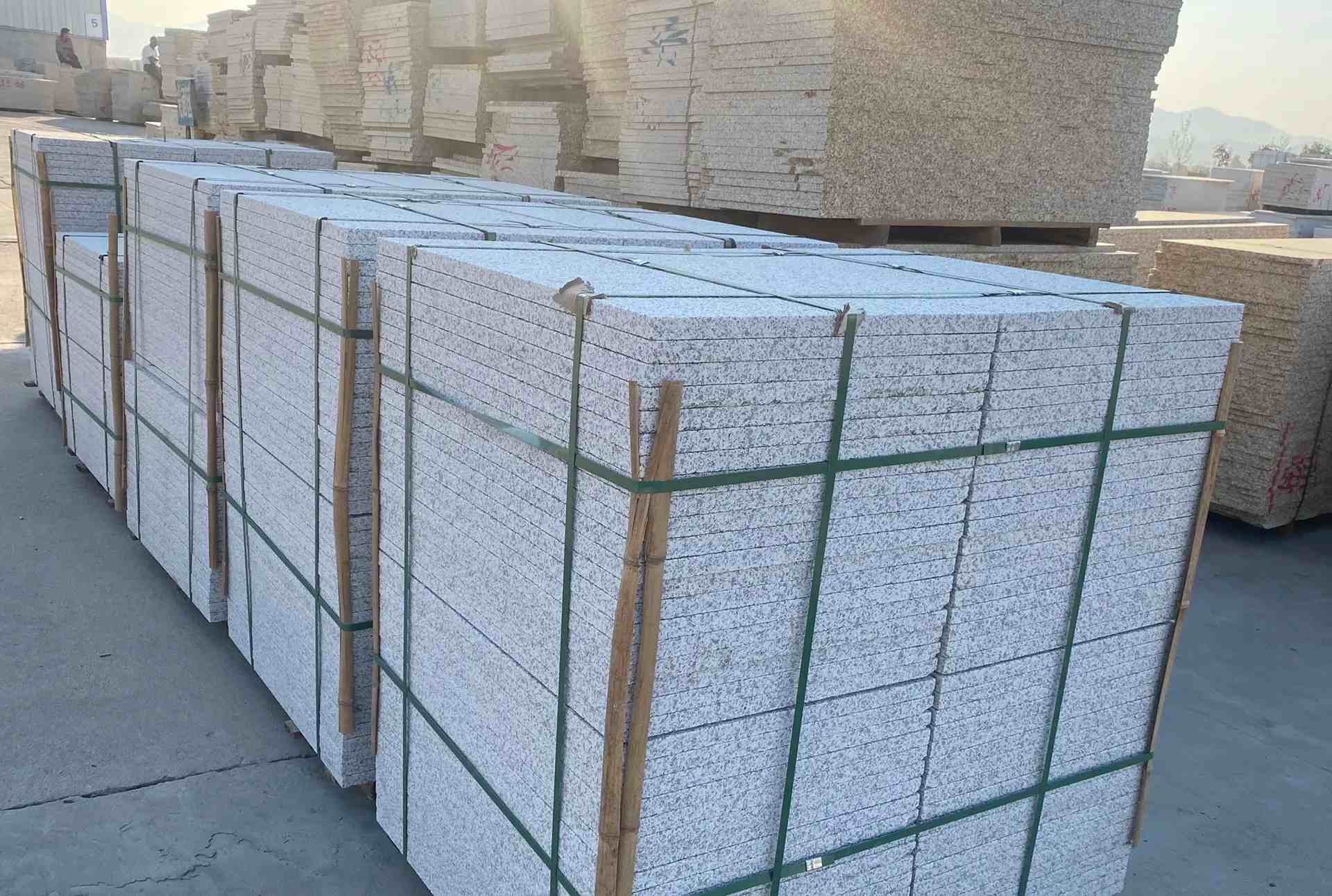 宣城 白麻花岗岩荔枝面地铺石